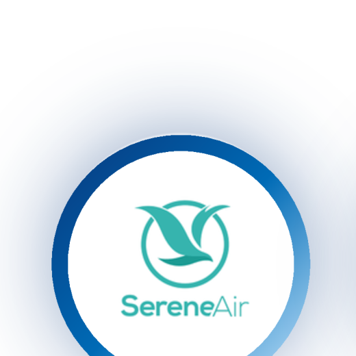 Serene Air logo from company profile
