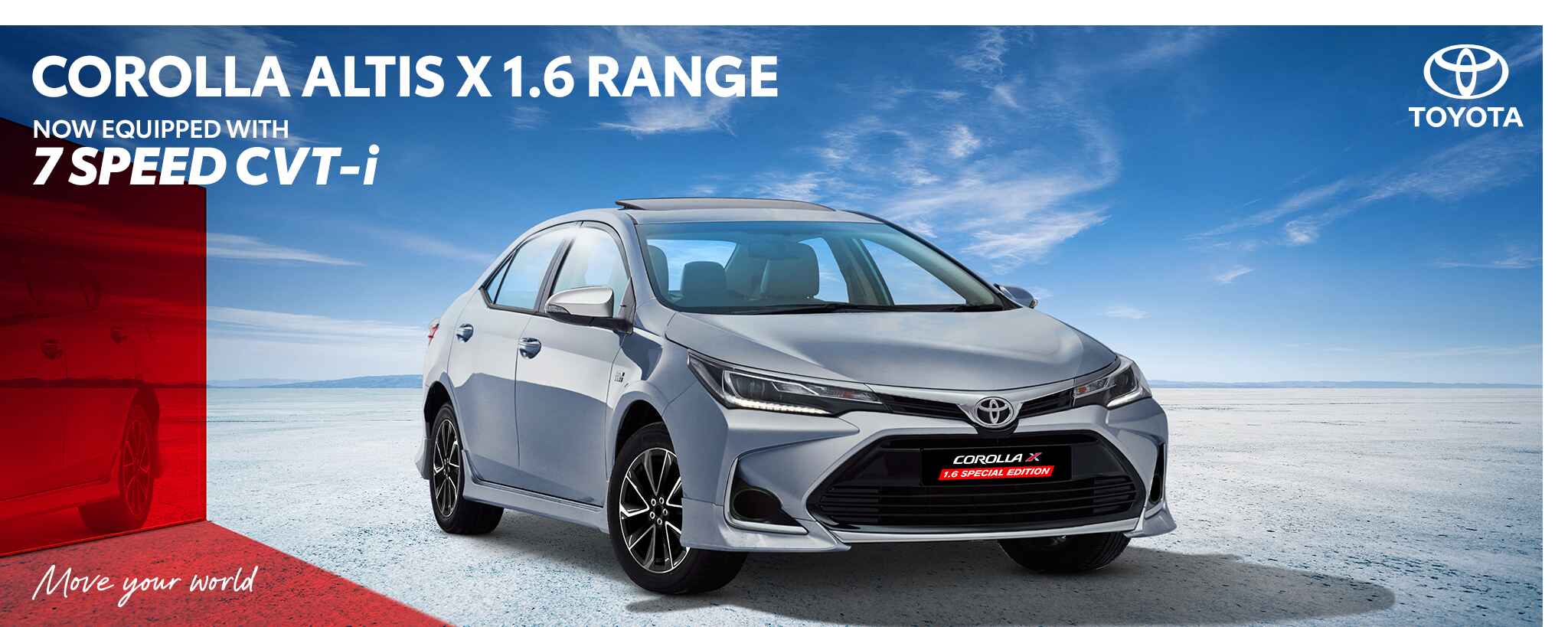 Toyota Corolla Grande X in Azhar Rent A Car fleet